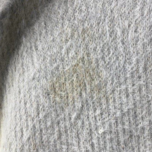 Anthropologie Poncho Cardigan One Size Colorblock Fuzzy Knit Open Layering Shawl - Picture 8 of 8